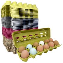 Caixas de ovos Pecking Order Paper Polp, pacote com 50 cores variadas