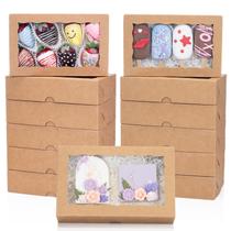 Caixas de padaria JCXGRVC 20 unidades 20,3 x 15,2 x 5 cm para rosquinha de sobremesa Caixas de padaria JCXGRVC 20 unidades 20,3 x 15,2 x 5 cm para rosquinha de sobremesa