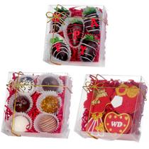 Caixas de padaria JCXGRVC 50PCS transparentes 12,7x12,7x5cm para biscoitos Caixas de padaria JCXGRVC 50PCS transparentes 12,7x12,7x5cm para biscoitos