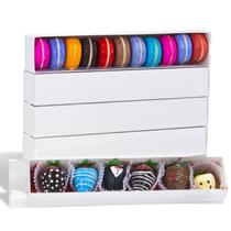 Caixas de padaria JCXGRVC Minimalistas Retangulares 30,5 x 5,7 x 5 cm 24 unidades Caixas de padaria JCXGRVC Minimalistas Retangulares 30,5 x 5,7 x 5 cm 24 unidades