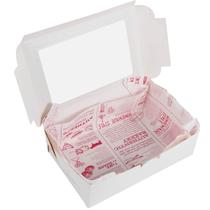 Caixas de padaria Mocunus brancas com janela 24x15x7,5cm, pacote com 30 Caixas de padaria Mocunus brancas com janela 24x15x7,5cm, pacote com 30