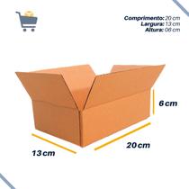Caixas de Papelão Correio Sedex 20x13x6 - 50 unidades - Onlinebox Embalagens