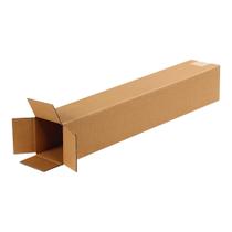 Caixas de papelão ondulado BOX USA 4x4x24cm de altura, pacote com 25