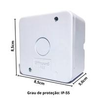 Caixas de passagem organizadora para cftv - branca IP-55 Caixas de passagem organizadora para cftv - branca IP-55