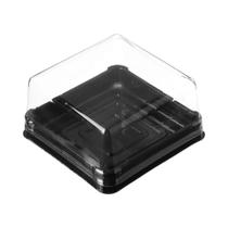 Caixas De Plástico Douradas Para Bolo De Lua Quadradas 50pcs Recipiente Para Puff De Gema De Ovo Caixas De Plástico Douradas Para Bolo De Lua Quadradas 50pcs Recipiente Para Puff De Gema De Ovo