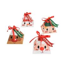 Caixas De Presente De Natal Pequenas 24PCS Caixas De Papel Triangulares Para Doces Com Etiqueta E Caixas De Presente De Natal Pequenas 24PCS Caixas De Papel Triangulares Para Doces Com Etiqueta E