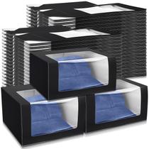 Caixas de presente DoubleFill, 50 unidades com janela para boné de beisebol