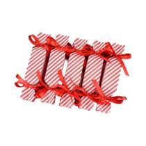 Caixas De Presente Em Forma De Doce Com Listras Vermelhas 5-10pcs Para Casamento Aniversário Festa Caixas De Presente Em Forma De Doce Com Listras Vermelhas 5-10pcs Para Casamento Aniversário Festa