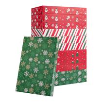Caixas de presente GREEN BEAN para roupas de 37 x 24 x 5 cm com tampas, pacote com 12 Caixas de presente GREEN BEAN para roupas de 37 x 24 x 5 cm com tampas, pacote com 12