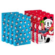 Caixas de presente Hallmark Disney Mickey Mouse 36x24x5 cm, pacote com 8