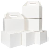 Caixas de presente Happyhiram 30 CT Large Welcome com alças brancas Caixas de presente Happyhiram 30 CT Large Welcome com alças brancas
