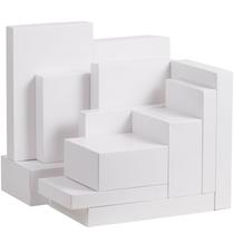 Caixas de presente JOYIN White Cardboard para o Natal, 12 unidades