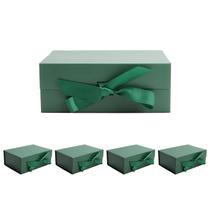 Caixas de Presente kaxilu 29x22x11 cm Verde Escuro - Kit com 5 unidades Caixas de Presente kaxilu 29x22x11 cm Verde Escuro - Kit com 5 unidades