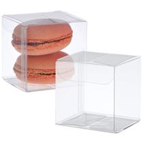 Caixas de presente transparentes Juvale, pacote com 100, 5x5x5cm, plástico quadrado Caixas de presente transparentes Juvale, pacote com 100, 5x5x5cm, plástico quadrado