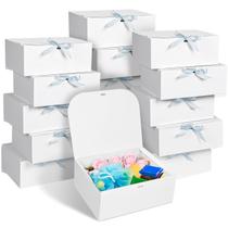 Caixas de presente WLUSEAXI, pacote com 15 tampas, 25 x 20 x 10 cm para presentes
