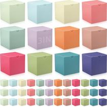 Caixas de presente Zhehao Macaron, pacote 48, papel kraft de 8x8x8cm com tampas Caixas de presente Zhehao Macaron, pacote 48, papel kraft de 8x8x8cm com tampas