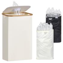 Caixas de reciclagem IEgrow 110L com tampa e 2 sacos internos de 29 galões