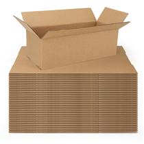 Caixas de remessa Rempry, pacote de 40 x 9 x 4 polegadas, marrons (40 x 10 x 7 cm)