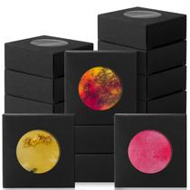 Caixas de sabão TaoBary, 100 unidades, embalagem de presente pequena, 7,5x7,5x3 cm Caixas de sabão TaoBary, 100 unidades, embalagem de presente pequena, 7,5x7,5x3 cm