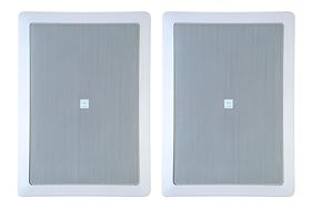 Caixas de Som Arandela J B L 6W21RT Retangular 50 Watts RMS Branca ORIGINAL LACRADA