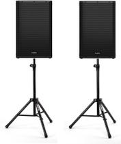 Caixas de som Ativas 15 polegadas K1 1000w Ksr + Tripes PAR