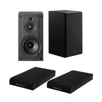 Caixas de Som de Estante Sony SS-CS5M2 3 Vias com Almofadas de Isolamento