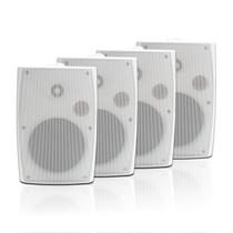 Caixas de som externas STUDIOFINIX 6,5" 800W à prova d'água brancas