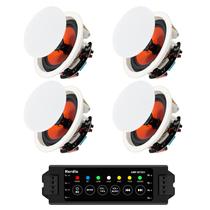 Caixas de Som Herdio Bluetooth 8" 200W Kit com 4 para Teto Caixas de Som Herdio Bluetooth 8" 200W Kit com 4 para Teto