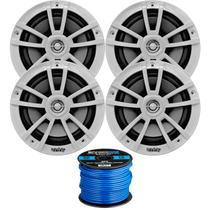 Caixas de Som Marinhas Enrock Infinity 6,5" Kit com 4 Unidades e Cabo de 15m Caixas de Som Marinhas Enrock Infinity 6,5" Kit com 4 Unidades e Cabo de 15m