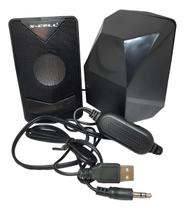 Caixas de Som Multimídia XCCM08 USB P2, 6W, Graves Reforçados, Controle de Volume Para PC, Notebook e Smartphone Caixas de Som Multimídia XCCM08 USB P2, 6W, Graves Reforçados, Controle de Volume Para PC, Notebook e Smartphone
