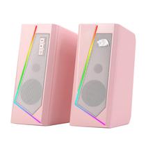 Caixas de Som Redragon GS520 RGB 2.0 - USB - Rosa Caixas de Som Redragon GS520 RGB 2.0 - USB - Rosa