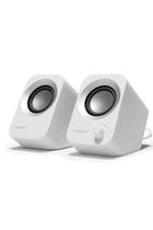Caixas de Som USB para PC FUNLOGY 14W Design Compacto com Inclinação Branco