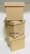 Caixas de tampa de sapato 10x10x10 kit com 10 unidade