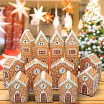 Caixas de tesouro de papelão do calendário do advento de Natal 2025 Kids