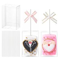 Caixas de tratamento transparentes TEMLQPACK, pacote com 100 unidades, 8,9 x 6 x 3,5 cm com palitos Caixas de tratamento transparentes TEMLQPACK, pacote com 100 unidades, 8,9 x 6 x 3,5 cm com palitos