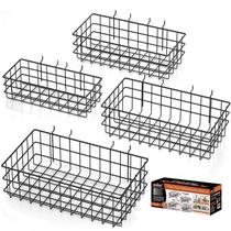 Caixas e cestos Peg Board HORUSDY, pacote com 4 para bancadas de trabalho Caixas e cestos Peg Board HORUSDY, pacote com 4 para bancadas de trabalho