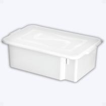 Caixas Organizadora 12 l com tampa Conjunto com 12 unid.