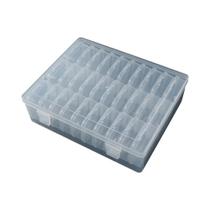 Caixas Organizadoras De Plástico Transparente Para Miçangas, 12, 24, 30 Peças, Portátil Com Tampa