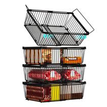 Caixas Organizadoras para Freezer ANJUBAN Empilháveis e à Prova de Vazamentos 4 Unidades Caixas Organizadoras para Freezer ANJUBAN Empilháveis e à Prova de Vazamentos 4 Unidades