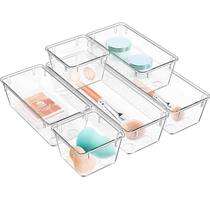 Caixas Organizadoras WOWBOX 6 Peças em Acrílico Transparente para Gavetas Caixas Organizadoras WOWBOX 6 Peças em Acrílico Transparente para Gavetas