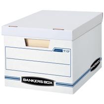 Caixas para Armazenamento de Arquivos Bankers Box Pacote com 12 Unidades 30x25x38 cm