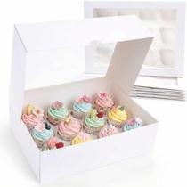 Caixas para Cupcakes VGOODALL, kit com 6 unidades, 72 cavidades, 34 x 25 x 10 cm Caixas para Cupcakes VGOODALL, kit com 6 unidades, 72 cavidades, 34 x 25 x 10 cm