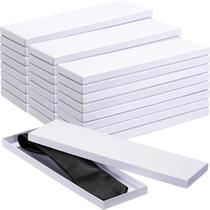 Caixas para Gravatas Shinylin 12 Unidades 36x11x2 cm Branco