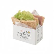 Caixas para levar, caixa de sanduíche XIZHI, pacote com 100 ml, 150 ml