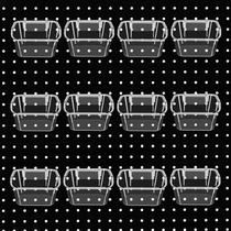Caixas Pegboard Daanxw, pacote com 12 ganchos para 1/8 e 1/4 de polegada Caixas Pegboard Daanxw, pacote com 12 ganchos para 1/8 e 1/4 de polegada