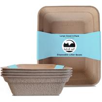 Caixas sanitárias descartáveis Luli & Cat para gatos, grandes, pacote com 4 Caixas sanitárias descartáveis Luli & Cat para gatos, grandes, pacote com 4