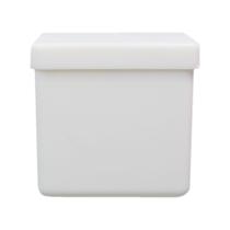 Caixinha Acrílica Branca 5cm Com Tampa Para Lembrancinhas Com 20 Peças