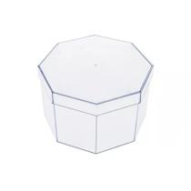 Caixinha Acrílica Octogonal - 11x7cm - 1 unidade - Rizzo