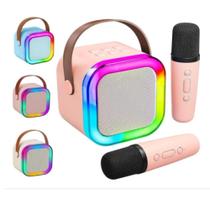 Caixinha bluetooth com 2 microfones karaoke Caixinha bluetooth com 2 microfones karaoke