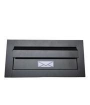 Caixinha De Correio Inox Moderna All Black 35cm - JGC COMERCIAL